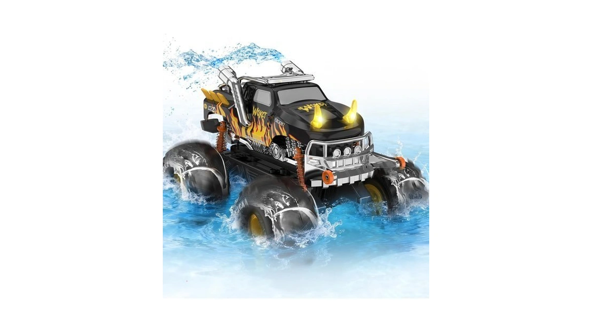 Highmall Amphibious 1:16 Waterproof Monster Truck Toys Rc Car Water
