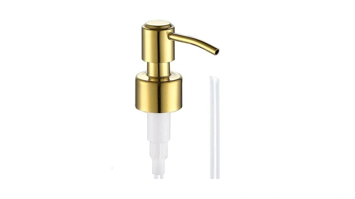 Aunrgo Gold Soap Dispenser Pump Replacement - Brushed Finish 304