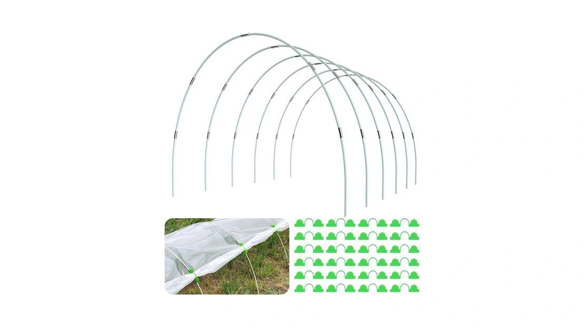 Greenhouse Hoops For Raised Beds Pcs Fibergla...
