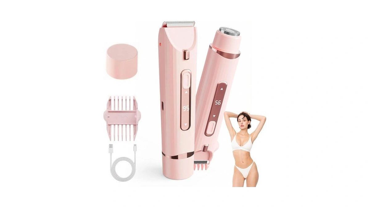 Bikini Trimmer For Women, Electric Razors For Women, Ipx7 Waterproof,