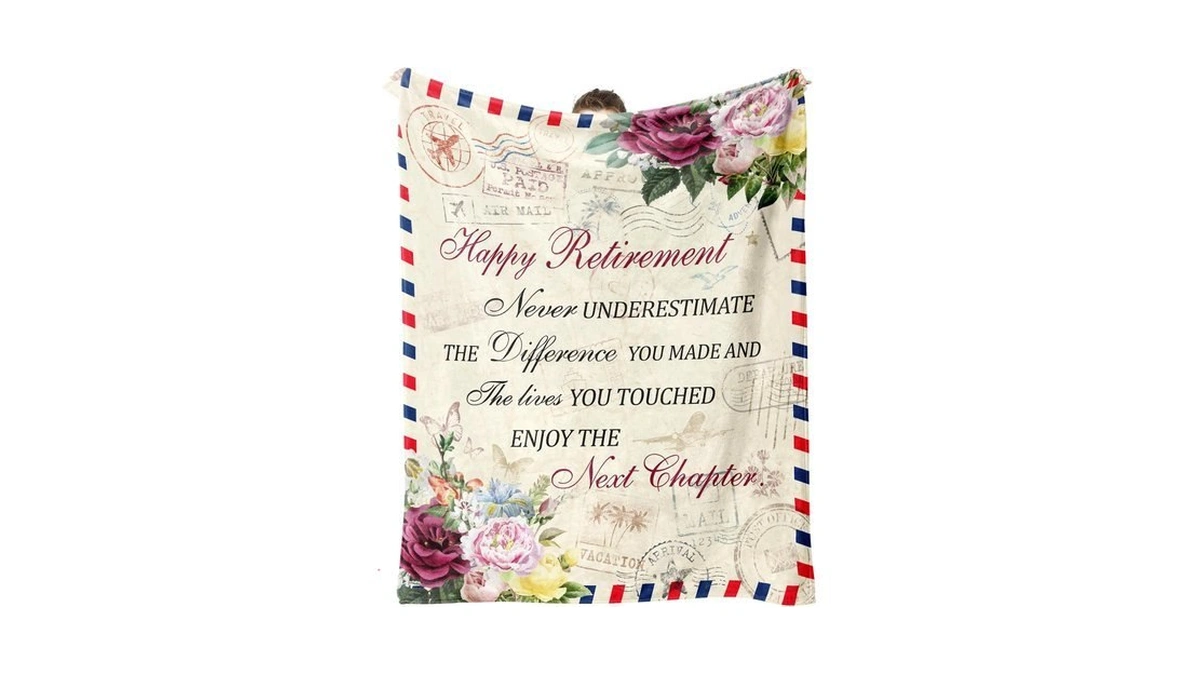 Retirement Gift For Woman, Retirement Blanket For Women 2026 Throw