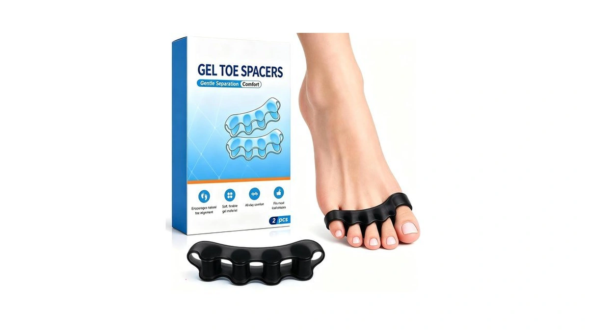 Toe Separators For Women And Men, Silicone Toe Spacers, Soft