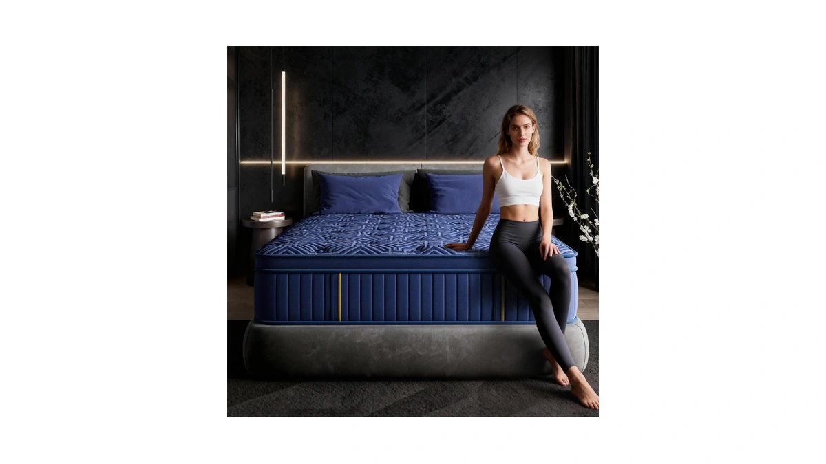 Pubplon Queen Mattress, 12 Inch Hybrid Mattress In A Box,