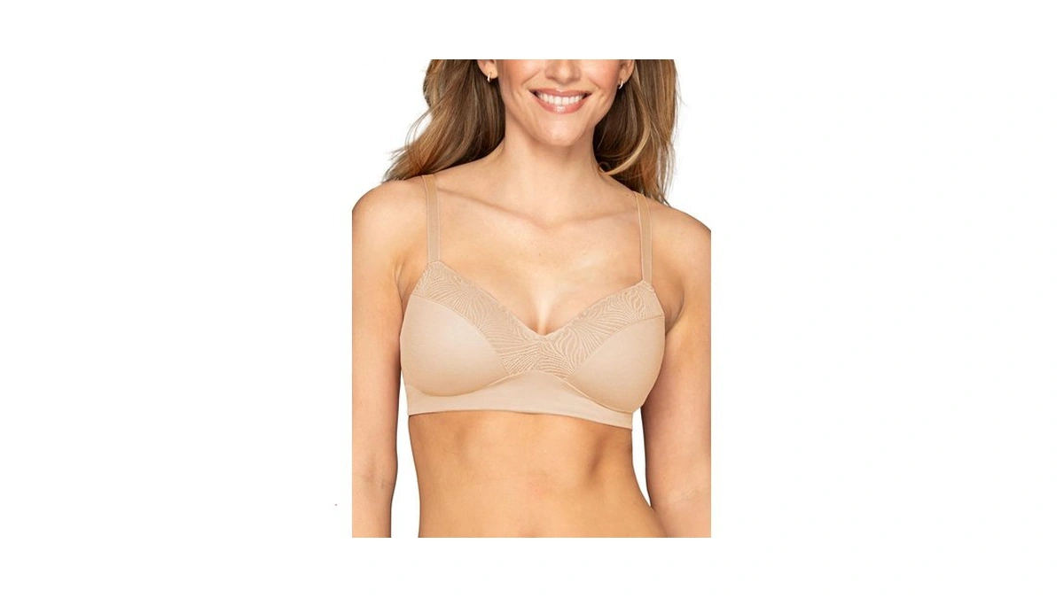 Vanity Fair Women's No Underwire Effortless Bra, Soft Wireless Support
