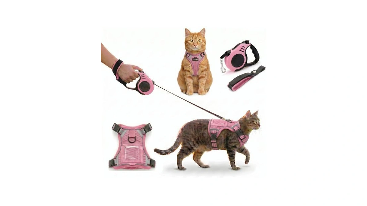 Luxelle Escape-proof Cat Harness And Leash Set – Adjustable No