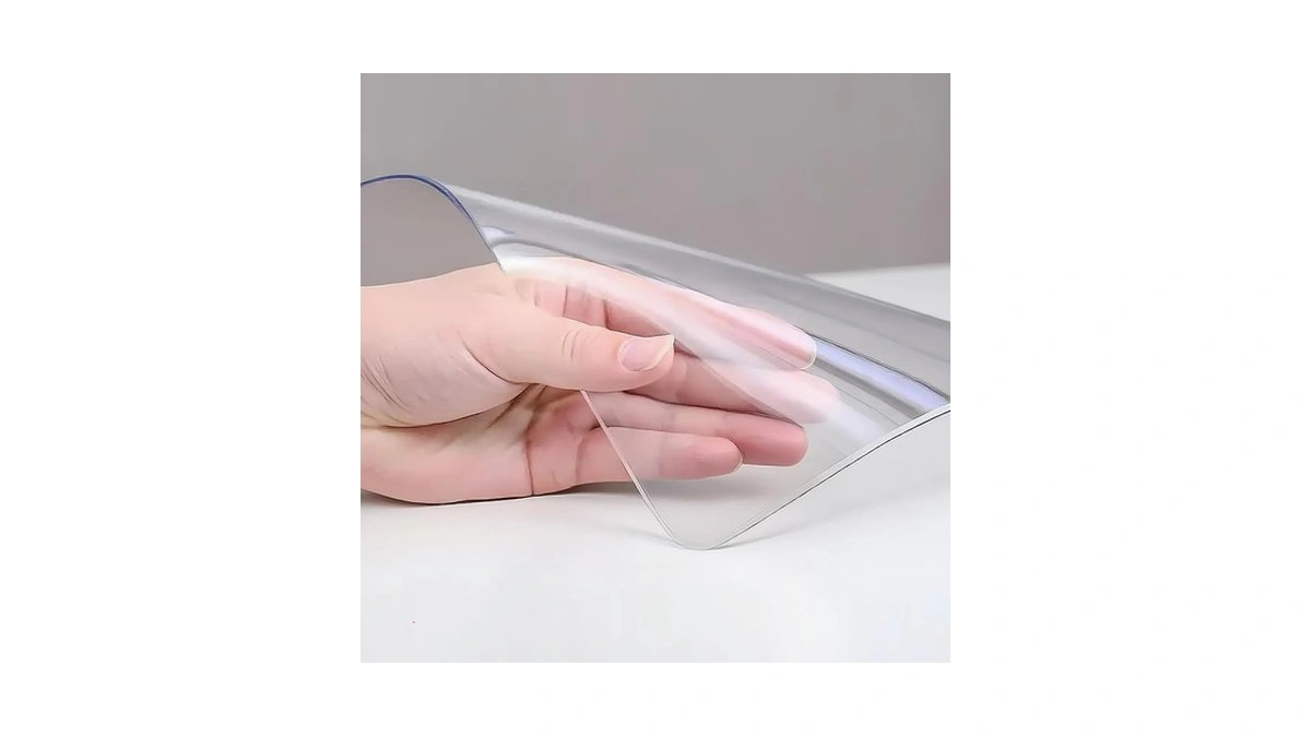 Prosperjoychant 12x14in Clear Pvc Table Protector 1.4mm Waterproof Cover