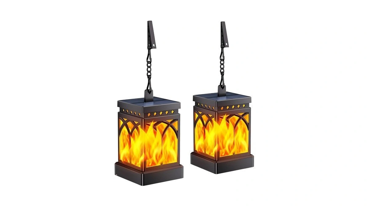 Kooper Solar Lanterns Outdoor Waterproof, Two Modes Hanging Solar Lantern