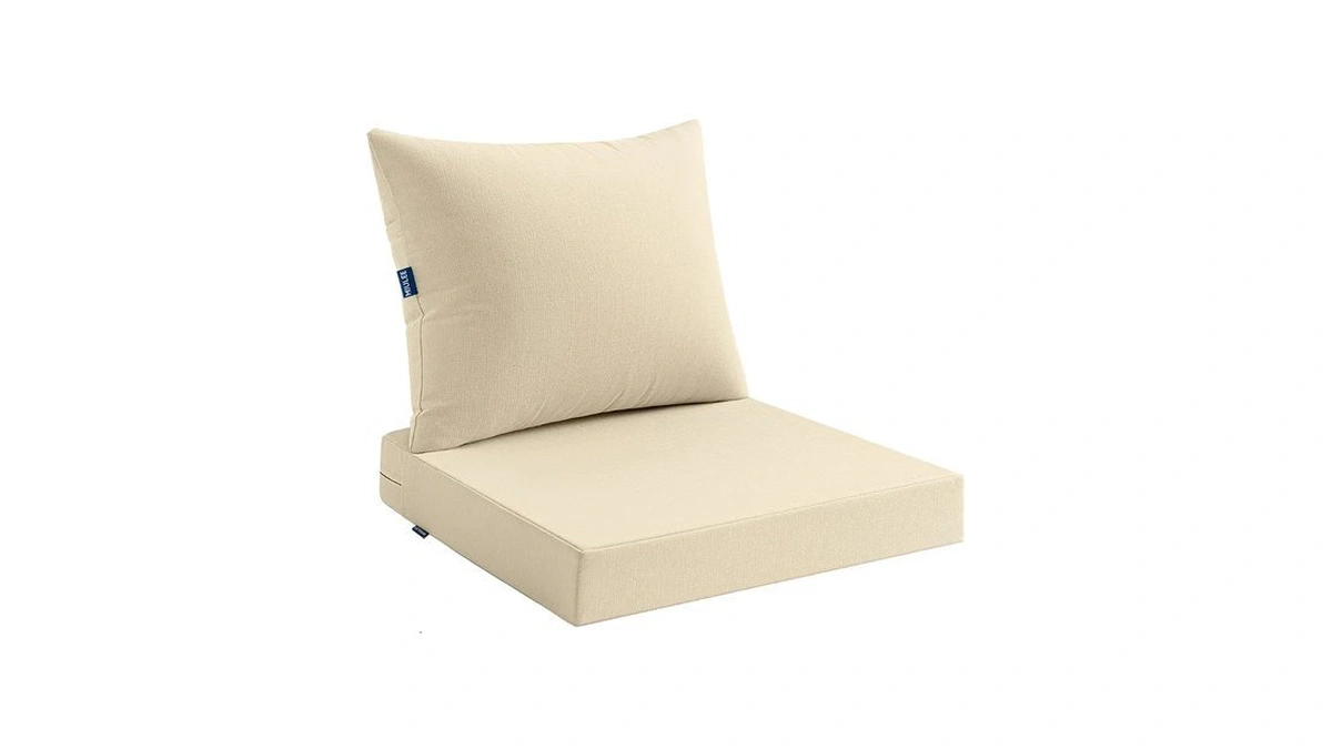 Miulee Beige Outdoor Chair Cushion Inch For P...