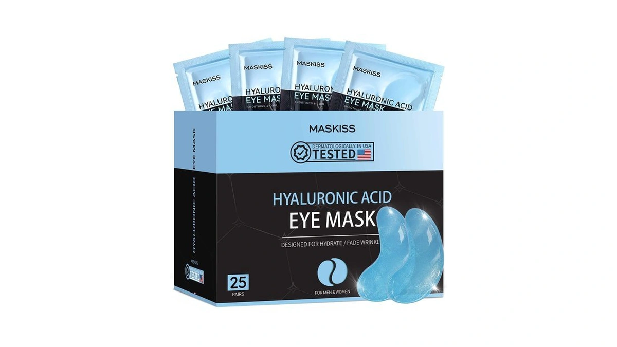 Maskiss Under Eye Patches (25 Pairs), Hyaluronic Acid Eye Masks