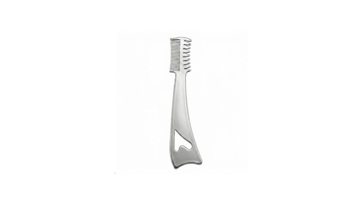 Eyelash Grooming Brush & Lash Separator Tool, Silver