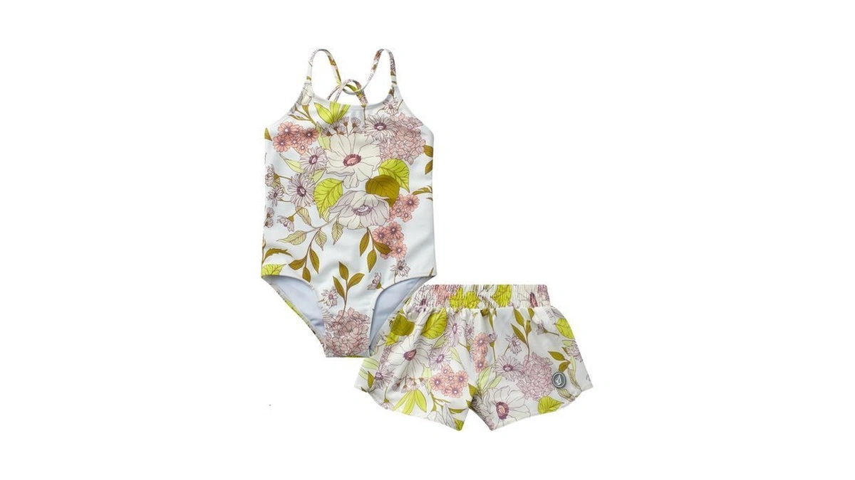 Volcom Girls Swimsuit -quick Dry One Piece Swimsuit & Swim