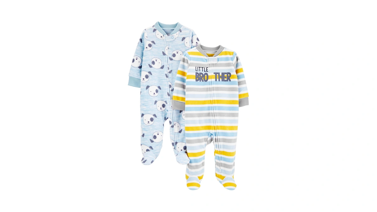 Simple Joys By Carter's Baby Boys' 2-pack 2-way Zip Fleece