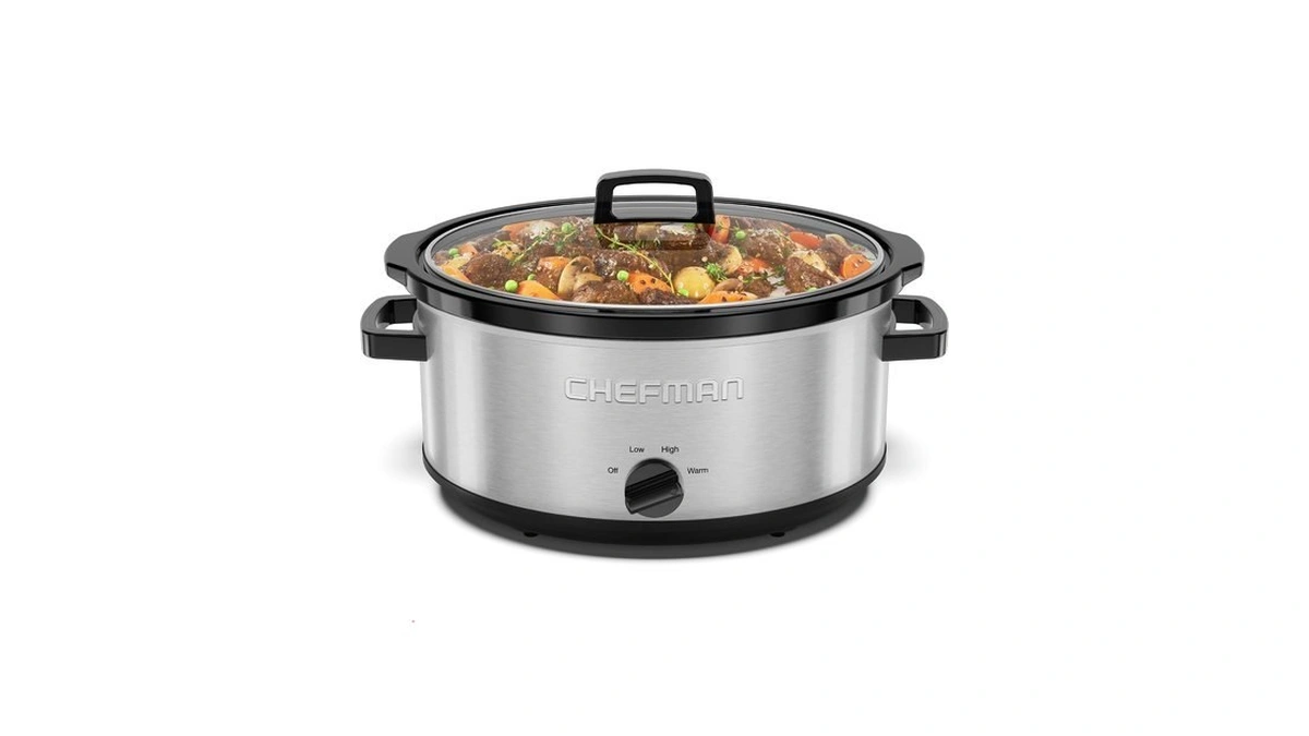 Chefman Slow Cooker 7 Quart, Large Family Size Slow Cooker