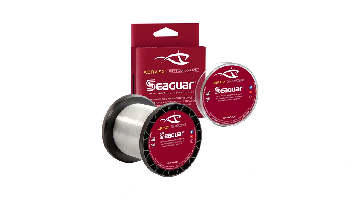 Seaguar Abrazx 100% Fluorocarbon Fishing Line 20lbs, 200yds Break Strength/length