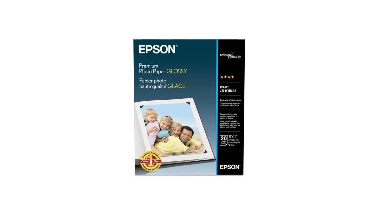 Epson Premium Photo Paper Glossy 11x14 20 Sheets S041466