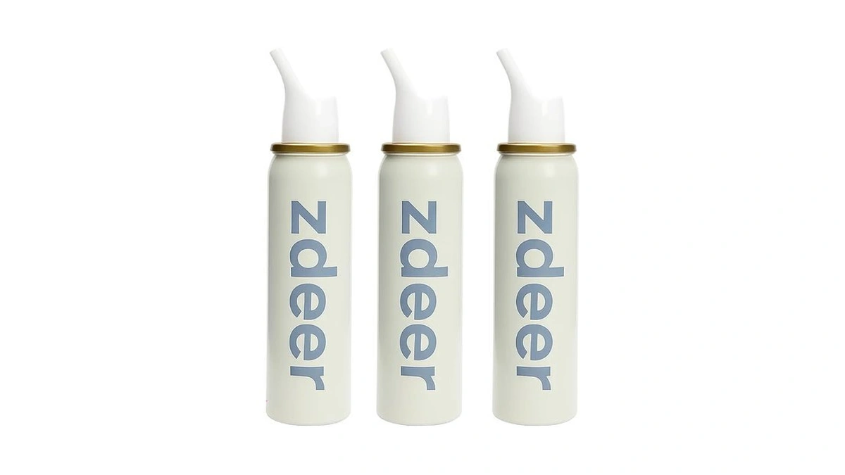 Zdeer 3-pack Natural Saline Nasal Spray (80ml) - Daily Nasal