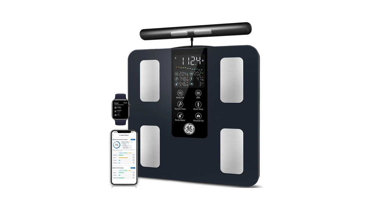 Ge Smart Scale For Body Weight: Full Body Composition Analyzer,