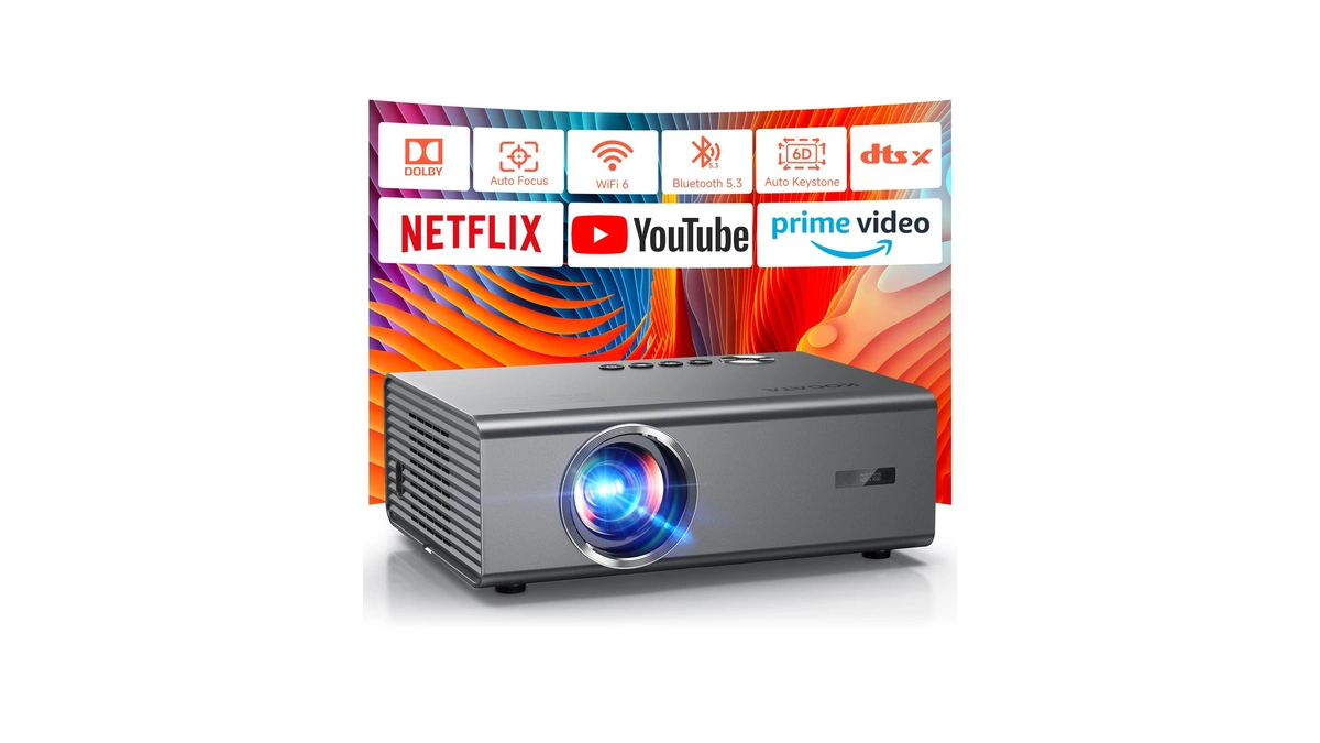 4k-projector With Wifi And Bluetooth, Ai Auto Focus&6d Keystone Dolby