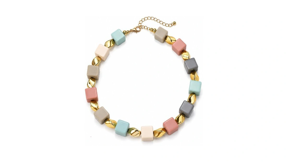 Amazon : Liu Jun Chunky Beaded Necklace For Women