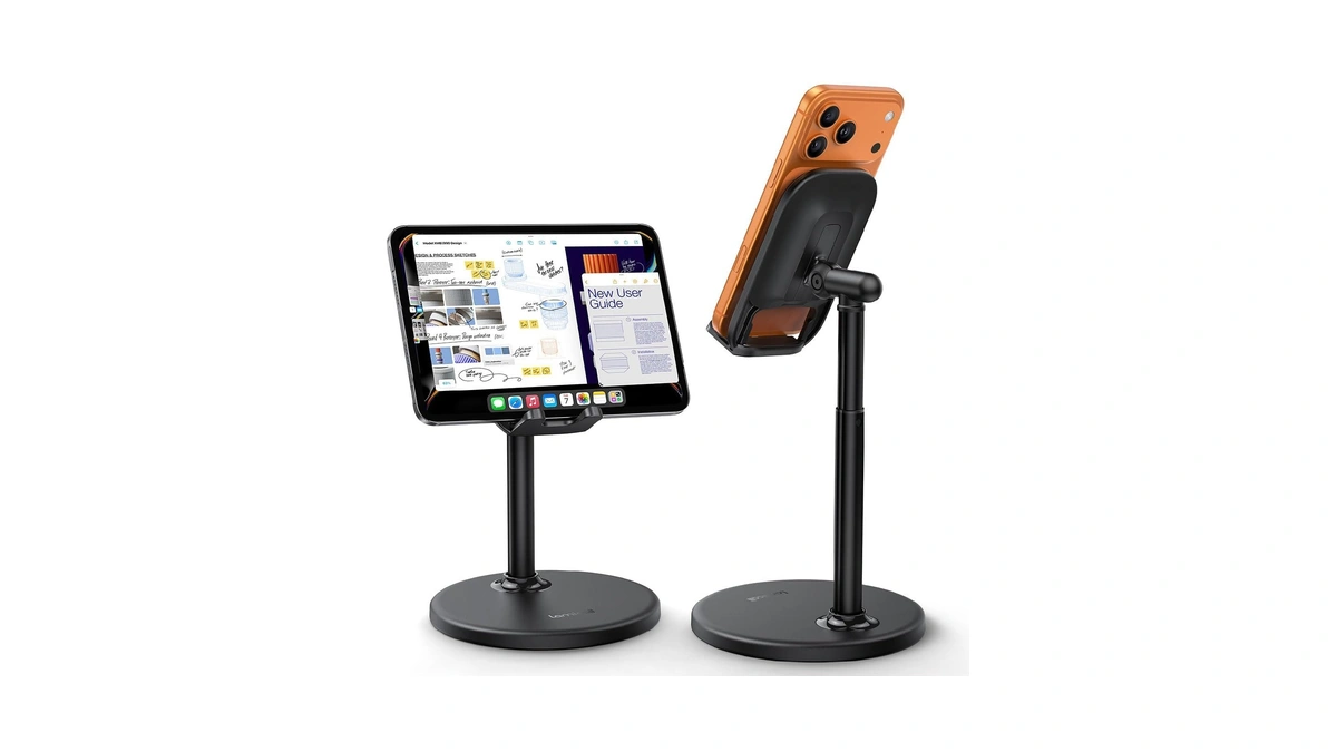 Lamicall Cell Phone Stand For Desk - [height Angle] Adjustable
