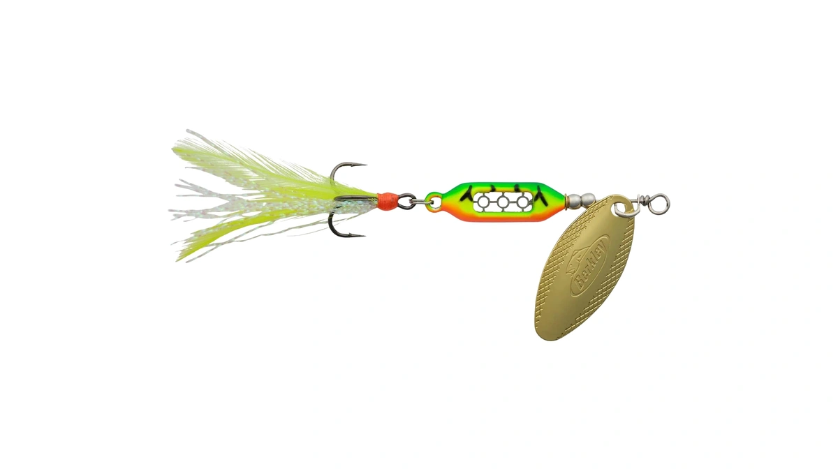 Berkley Dough Rider Spinnerbait With Scent Vent Technology, Firetiger, 3/8