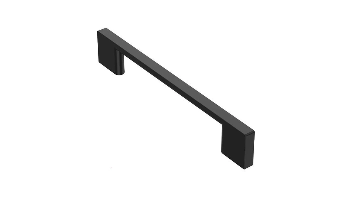 Alzassbg 5" Matte Black Cabinet Pulls And Handles 10 Pack,