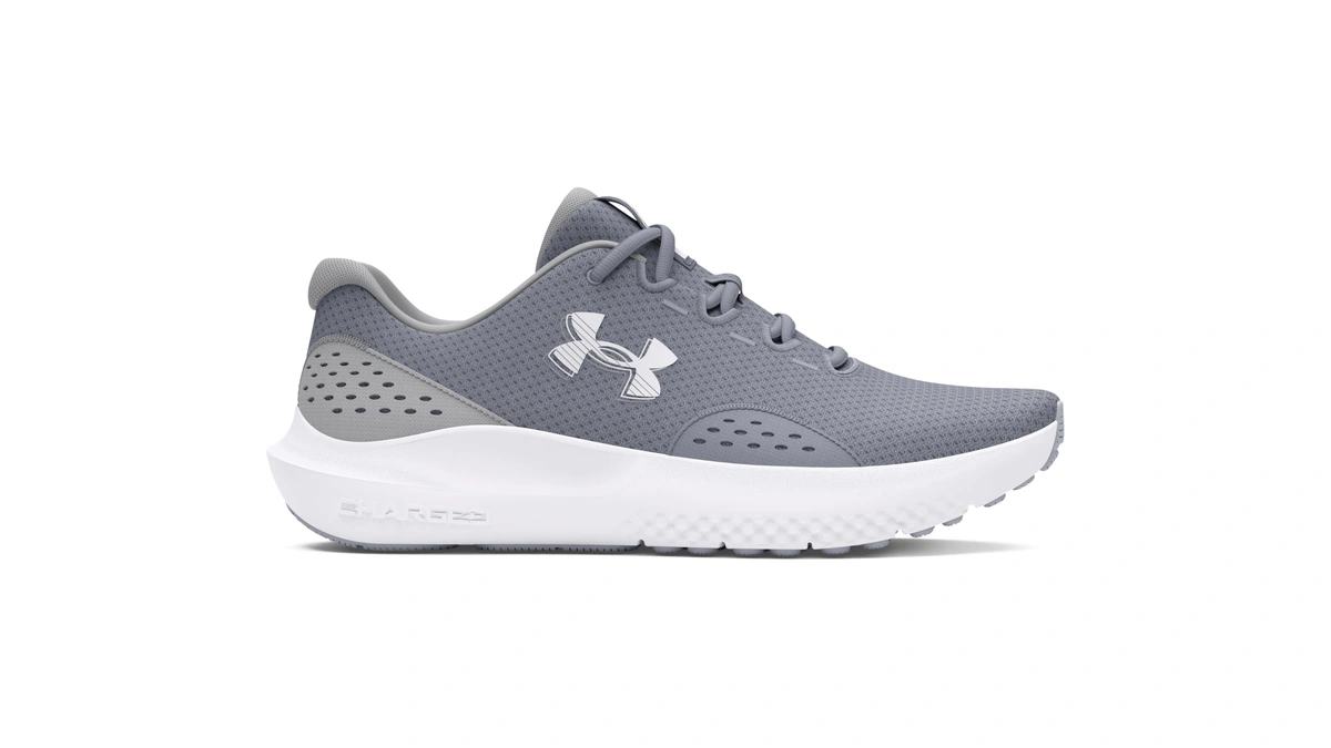 Under Armour Men's Charged Surge 4, 101 Gray, 11