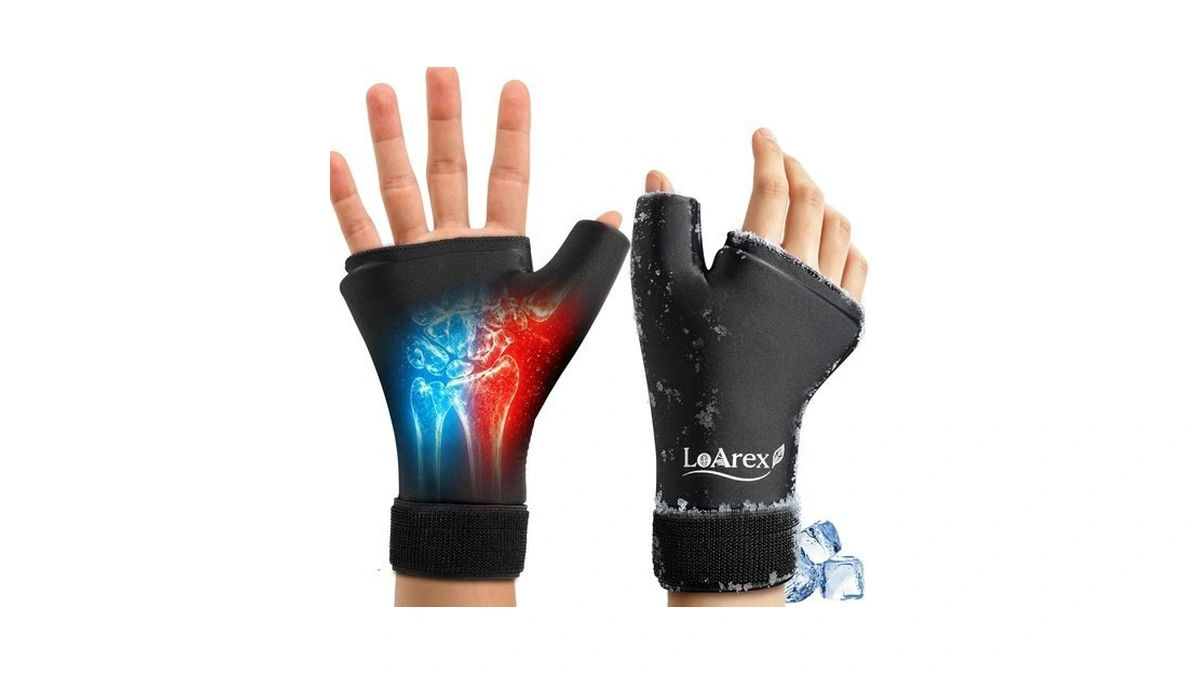 Wrist Ice Pack Wrap With Thumb Brace For Either Hand