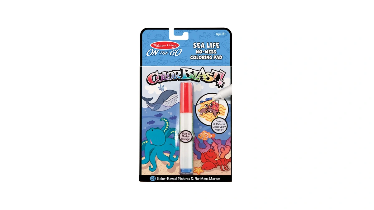 Melissa & Doug On The Go Colorblast! Activity Book: Sea