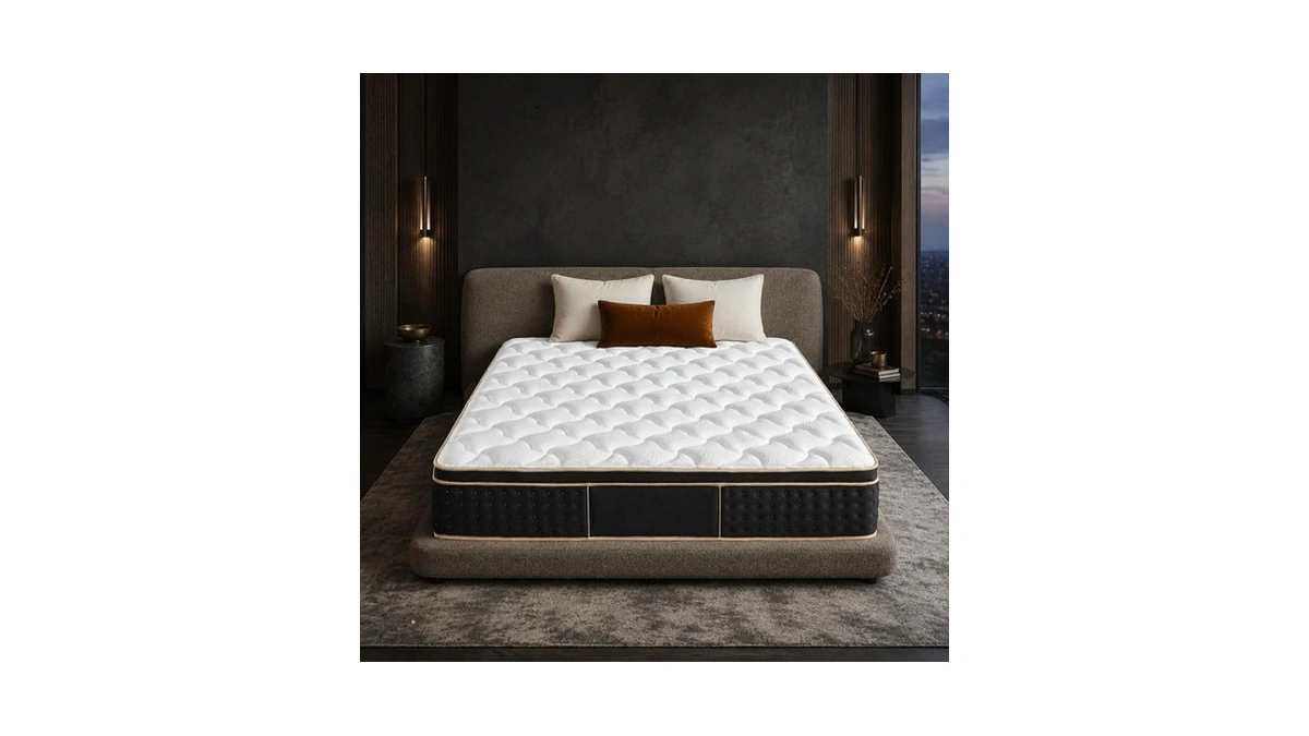 12 Inch King Size Extra Firm Hybrid Mattress In A