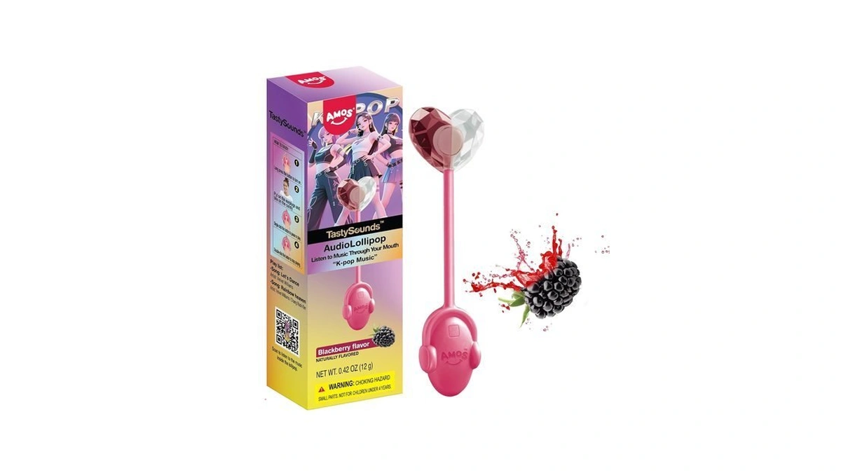 Amos Music Lollipop Candy, Audio Singing Lollipop With Korean Music,