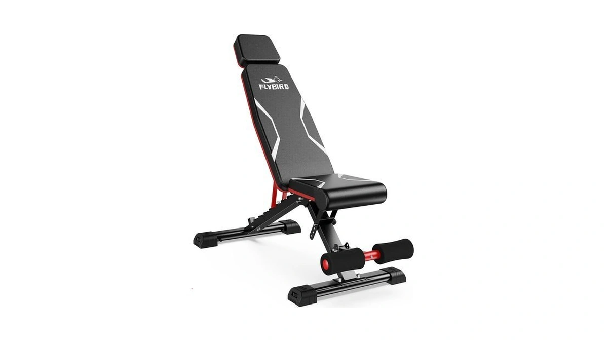 Flybird Adjustable Weight Bench, Full Body Workout Bench For Home