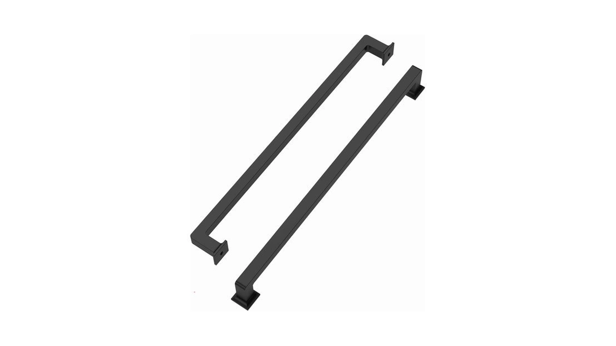 Romatee 10 Pack 10 Inch(256mm) Matte Black Cabinet Pulls Black