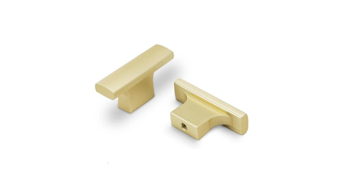 Amasideca 10 Pack Brushed Gold Kitchen Cabinet Knobs - Dresser