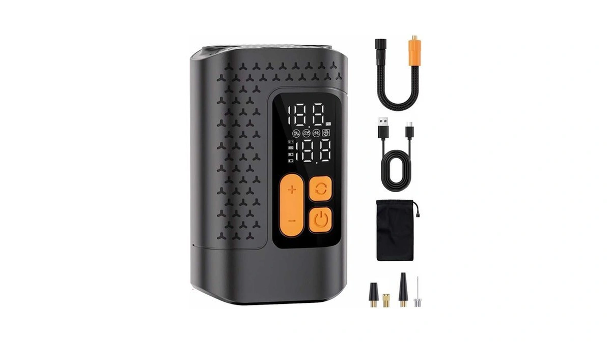 Mini Bike Pump, 160psi Bicycle Pump, 4x Faster Bike Floor