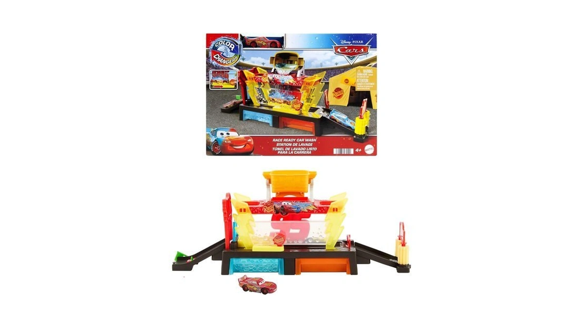 ​mattel Disney And Pixar Cars Color Changers Car Wash Playset