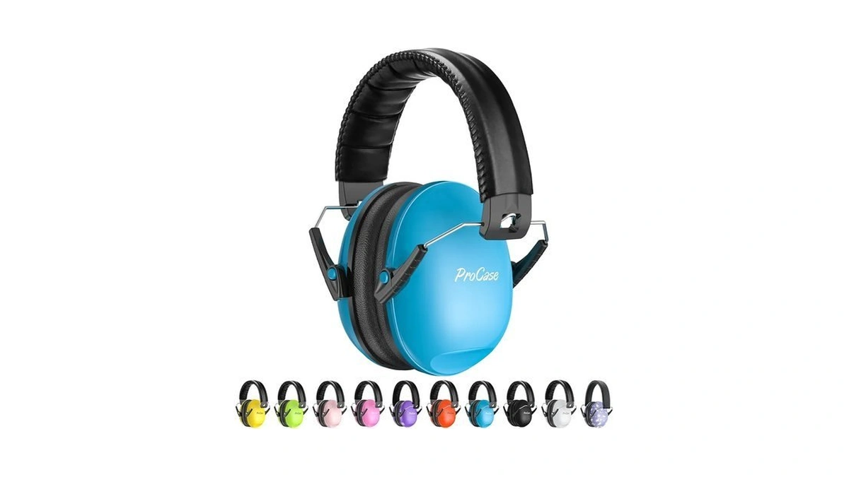Procase Noise Cancelling Headphones For Kids/toddlers Snr 27db Ear Muffs
