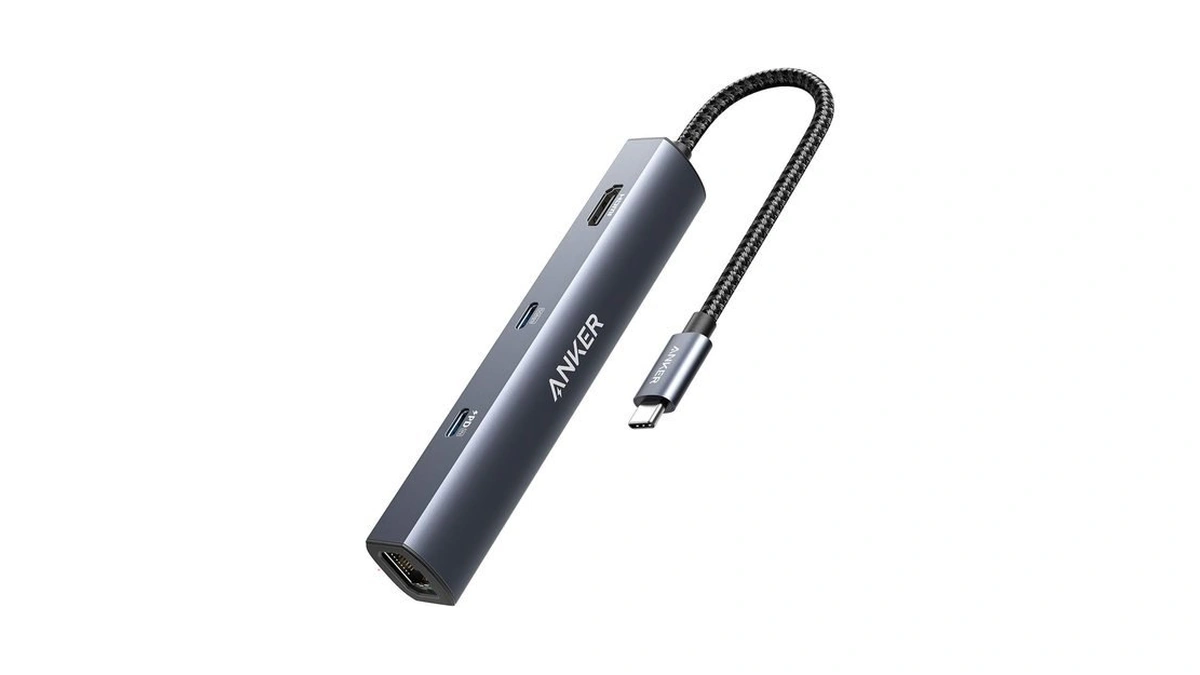 Anker Usb-c Hub With Ethernet, 6-in-1 Multiport Usb C To