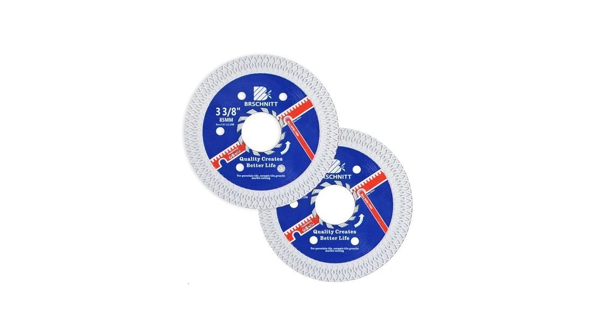 Super Thin Diamond Porcelain Saw Blade With X Teeth,brschnitt 2pcs