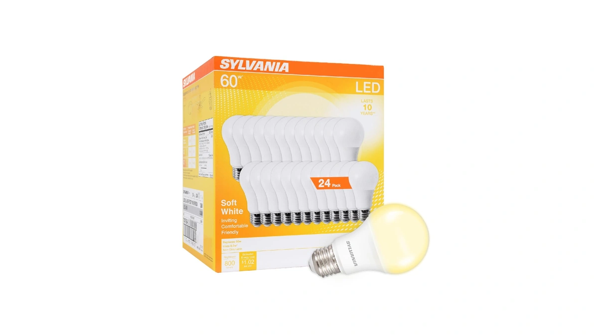 Sylvania Led A19 Light Bulb, 60w Equivalent, Efficient 8.5w, 10