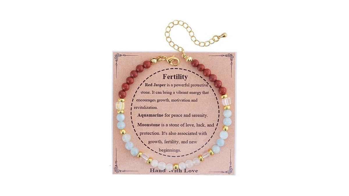 Ueuc Natural Stone Healing Crystal Protection Bracelet, Anxiety Relief Good