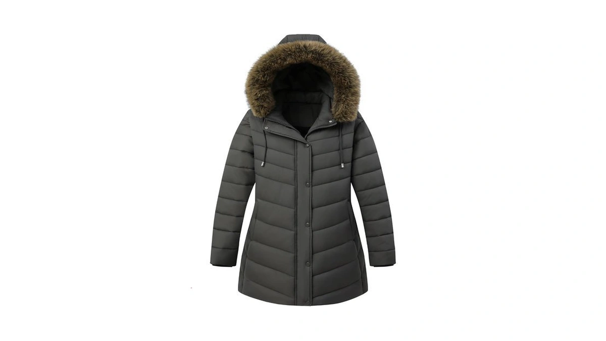 Pefflarge Women's Plus Size Down Puffer Coat