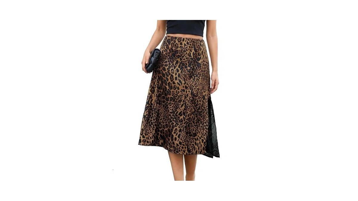 Luvamia Midi Satin Skirt For Women Satin Skirts For Women