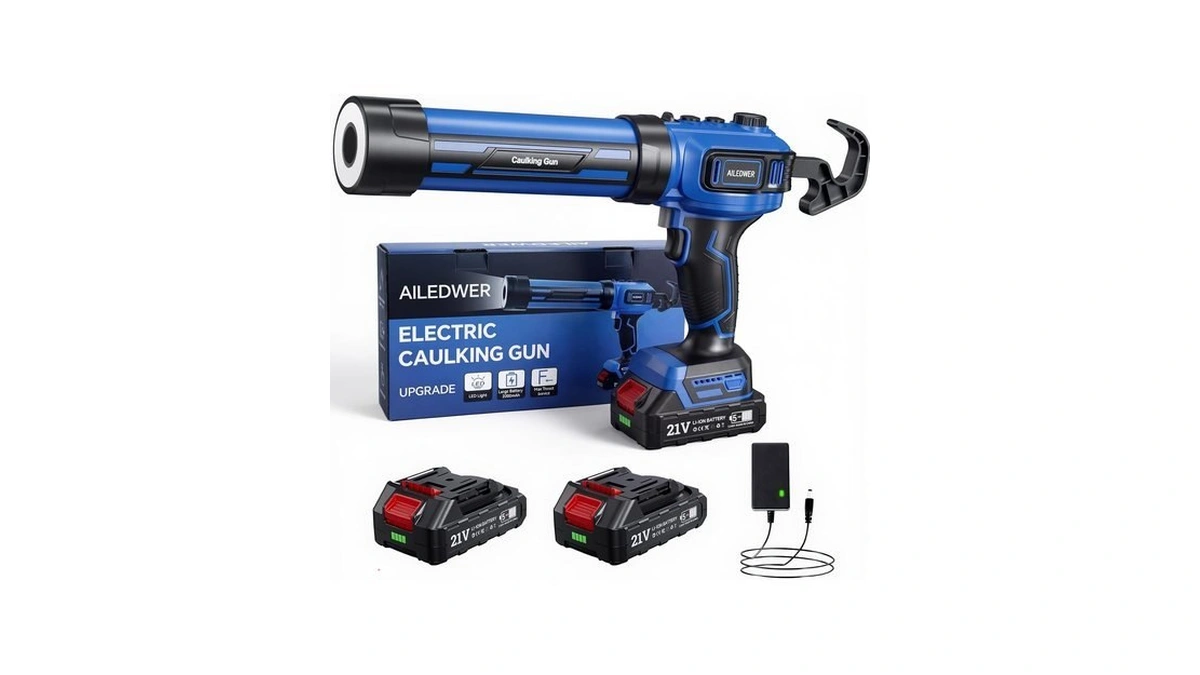 Cordless Caulking Gun, Battery Powered Caulk Gun, Electric Caulking Gun