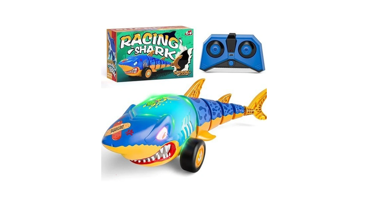 Suangrc Rc Shark Car Toy For Kids, 2.4ghz Remote Control