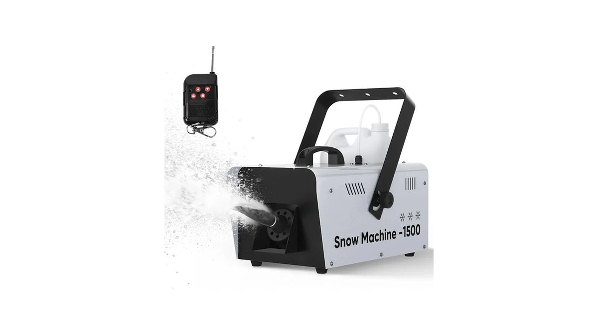 Snow Machine,1500w Snow Maker With Remote Control For Indoor Outdoor