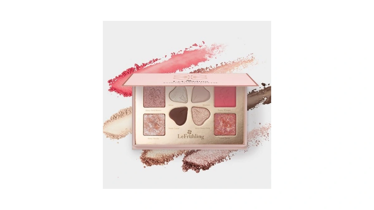 Lefruhling All In One Full Size Travel-friendly Baked Makeup Palette,high