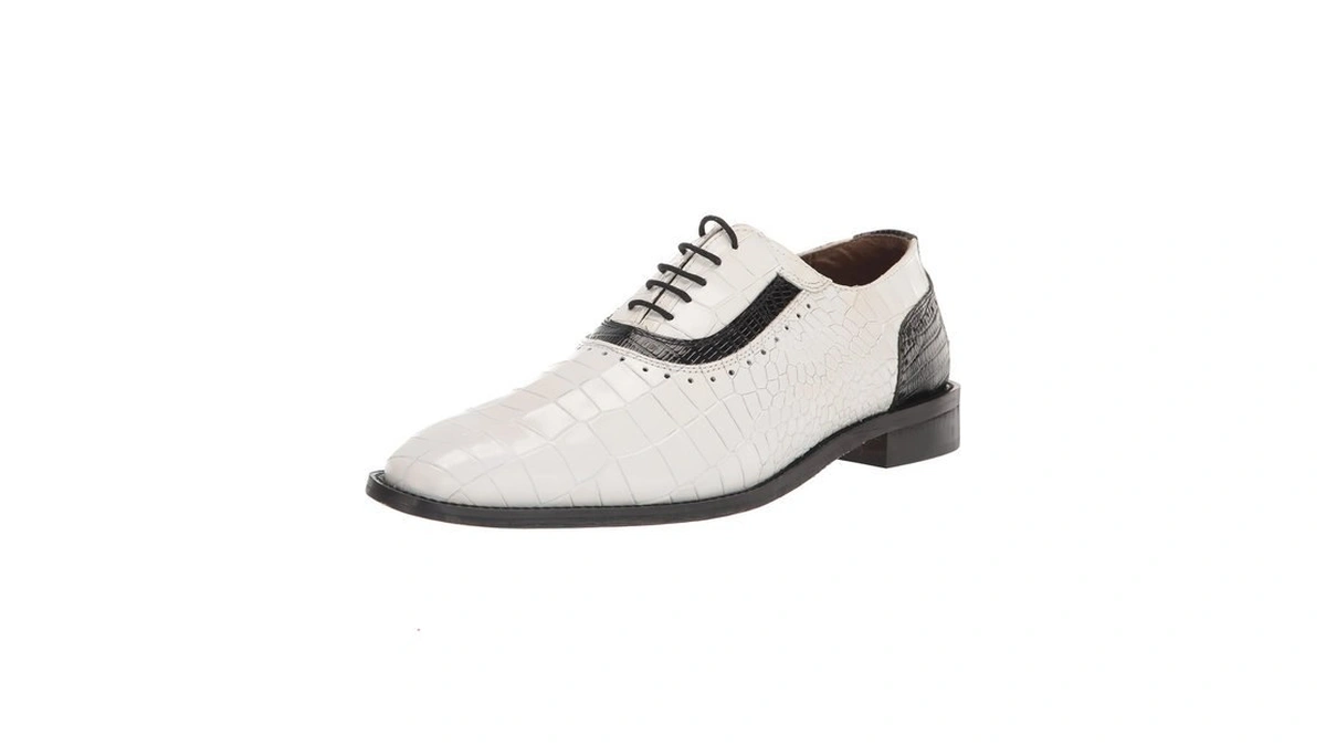 Stacy Adams Men's Riccardi Lace Up Oxford,black/white,7m