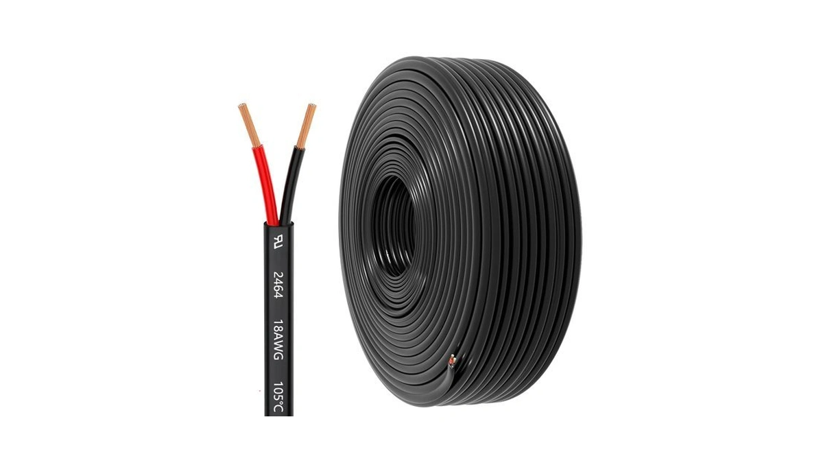 Honencn 18 Gauge 2 Conductor Electrical Wire, 18 Awg 0.82mm