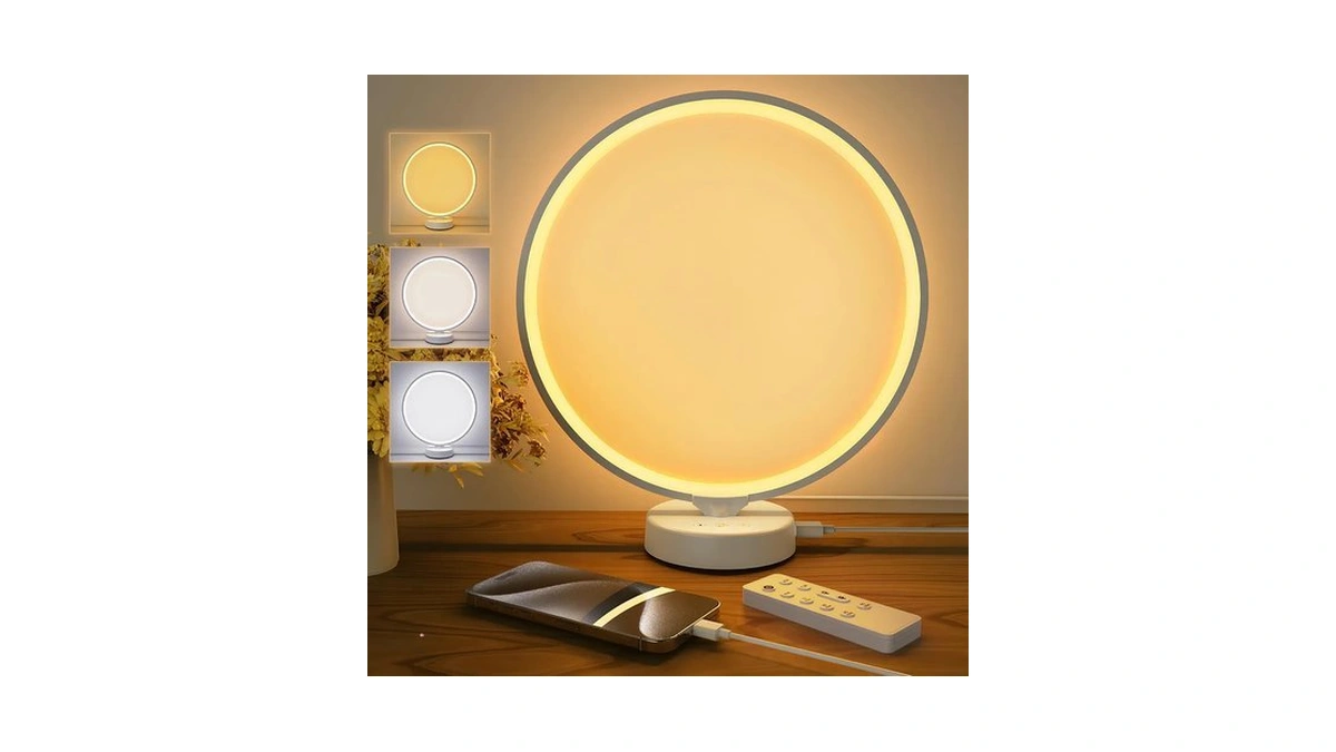 Geecent Sun Lamp 10000 Lux Light Therapy Lamp, Uv-free With